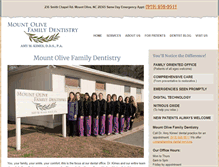 Tablet Screenshot of mountolivesmiles.com
